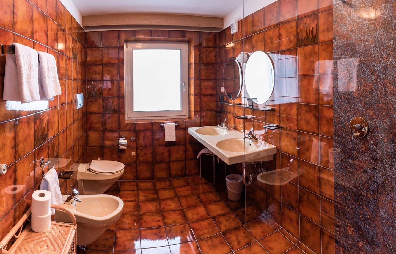 Badezimmer im Appartament Helm