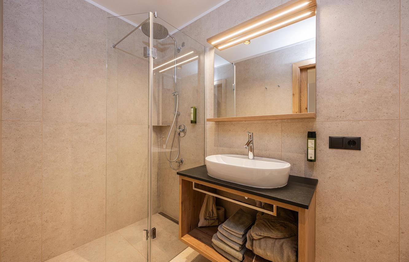 Bagno nell’Apartment Sonnenuhr/Meridiana