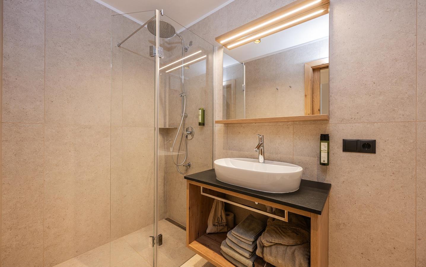 Bathroom in Apartment Sonnenuhr/Meridiana