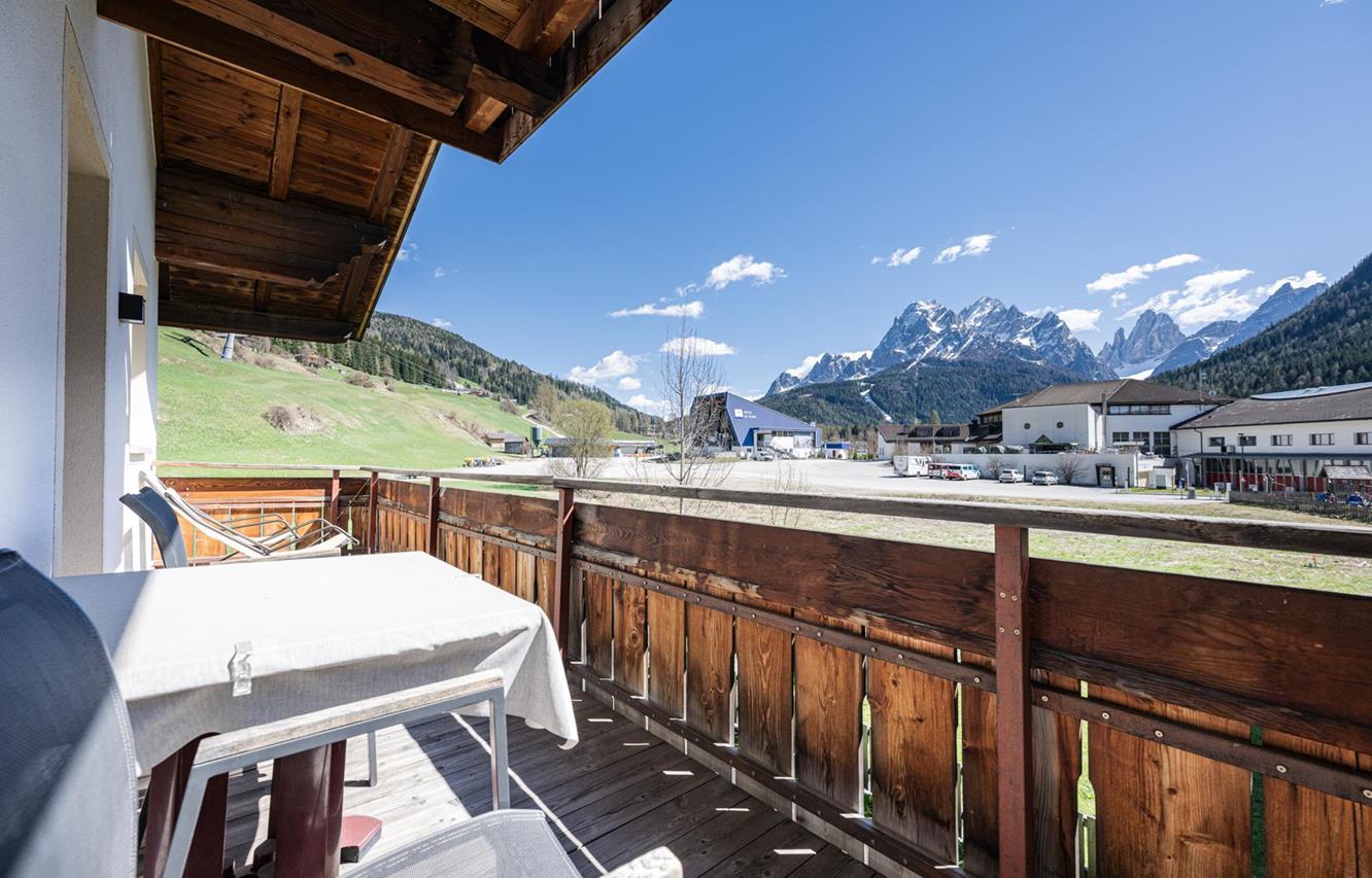 View of the Dolomites from apartment Meridiana