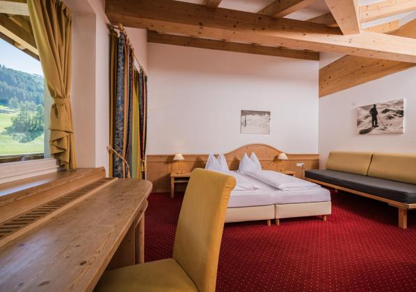 Ein Doppelzimmer im Hotel Waldheim