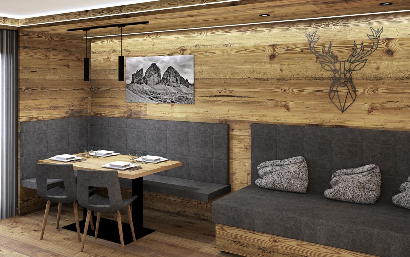 Rendering vom Apartment Helm