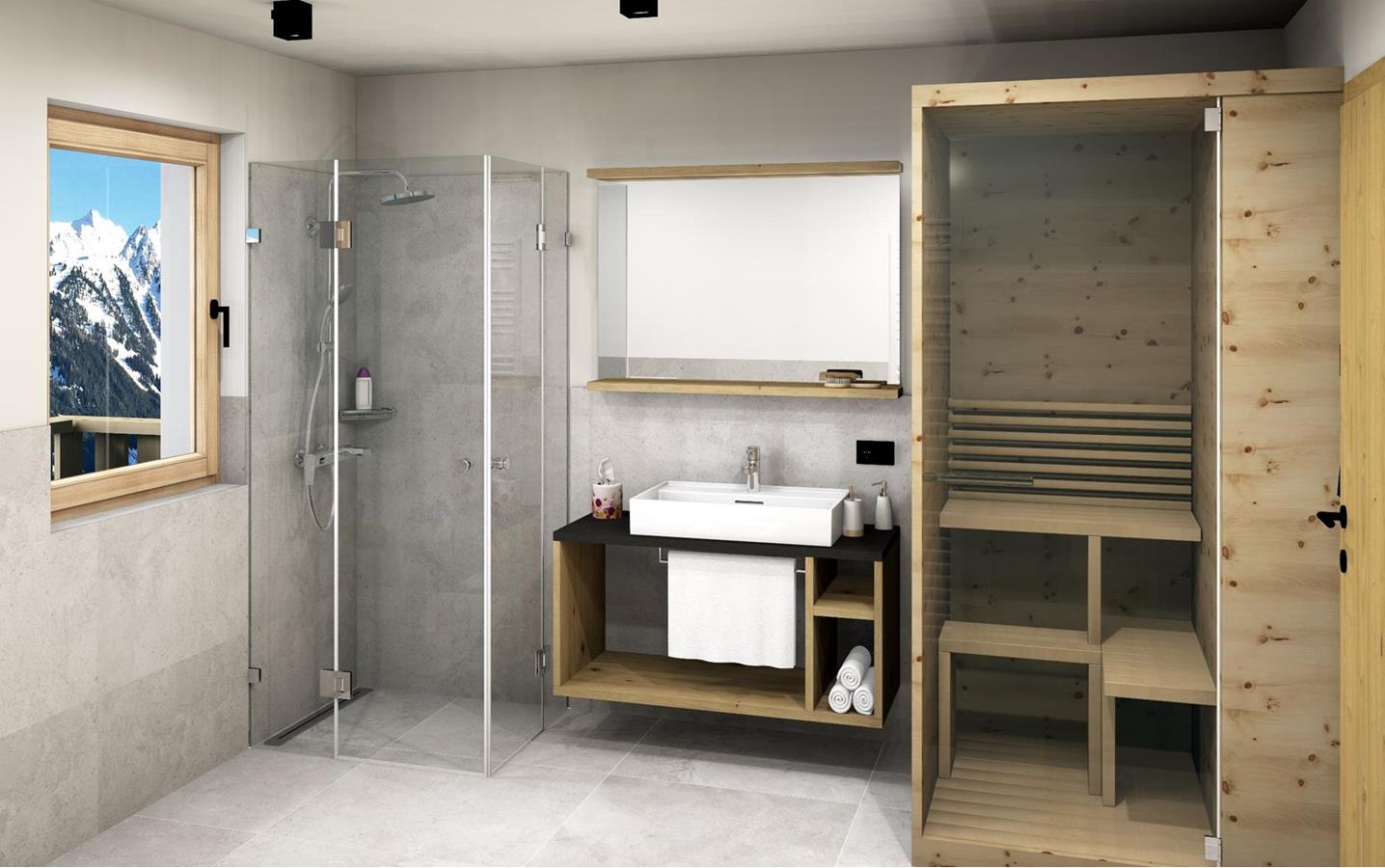 Rendering of the Helm apartment