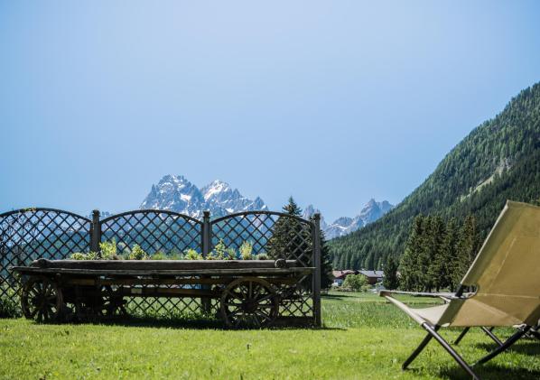 Il giardino dell’Hotel Waldheim