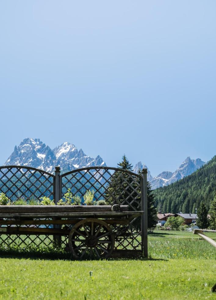 Der Garten im Hotel Waldheim