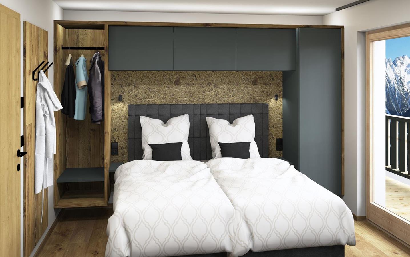 Rendering of the Helm apartment