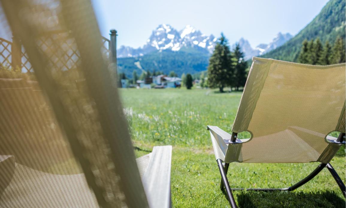 Der Garten im Hotel Waldheim