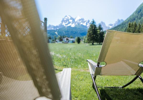 Der Garten im Hotel Waldheim