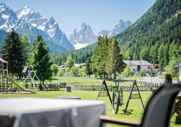 Der Garten im Hotel Waldheim