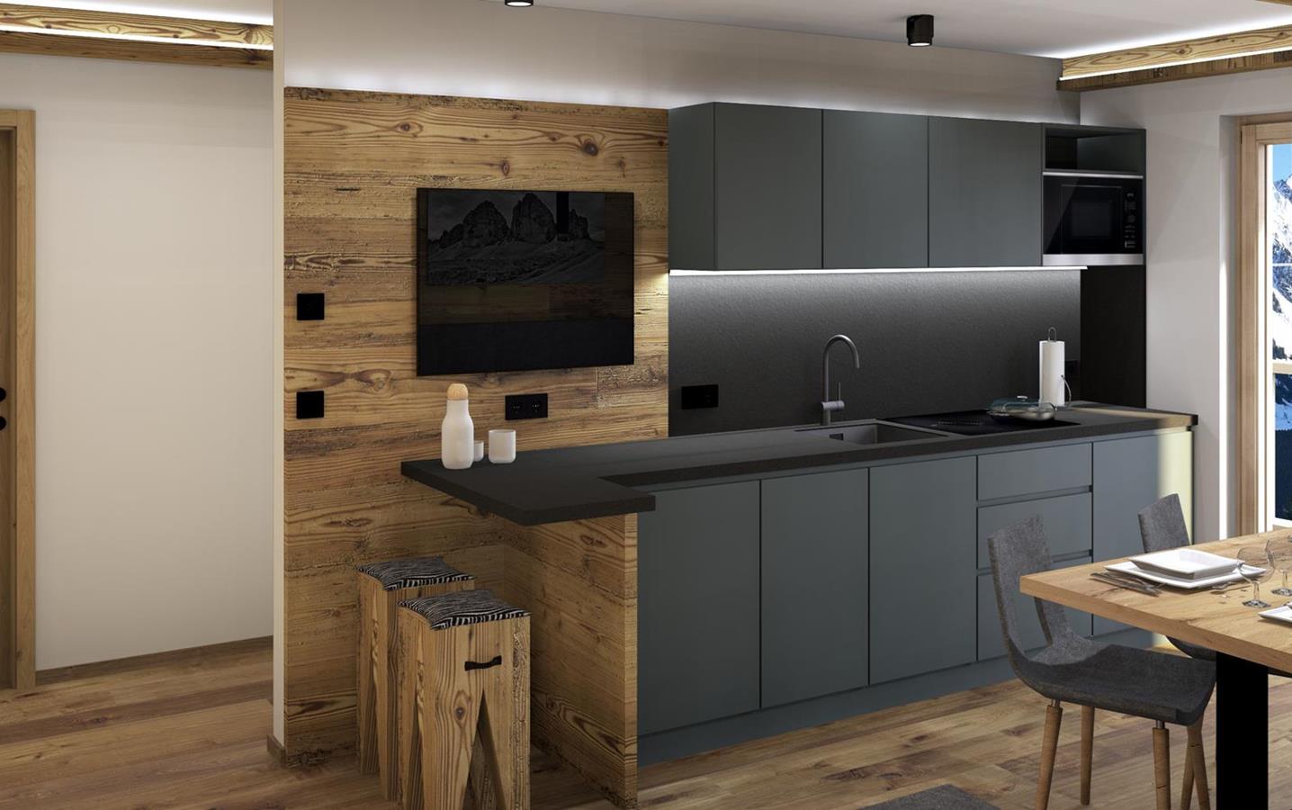 Rendering of the Helm apartment