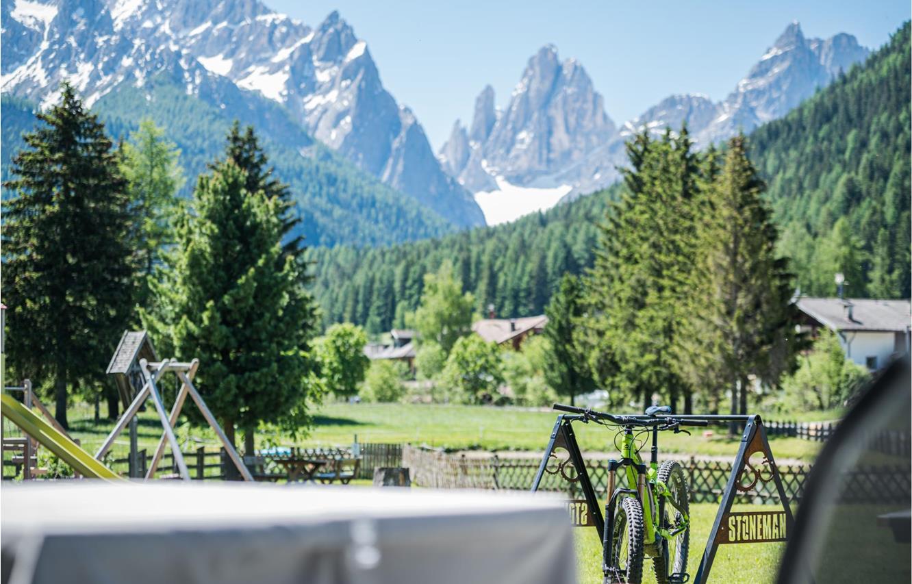 The garden of Hotel Waldheim