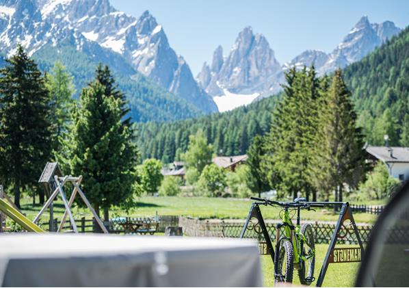 The garden of Hotel Waldheim