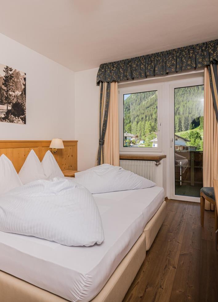 Ein Doppelzimmer im Hotel Waldheim