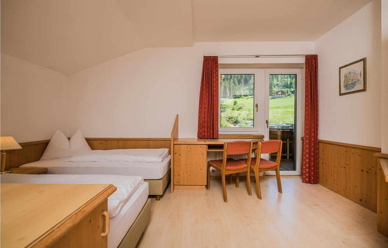 Ein Doppelzimmer im Hotel Waldheim