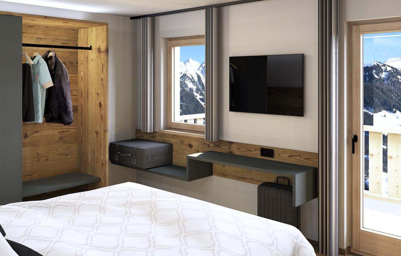 Rendering vom Apartment Sonnenuhr