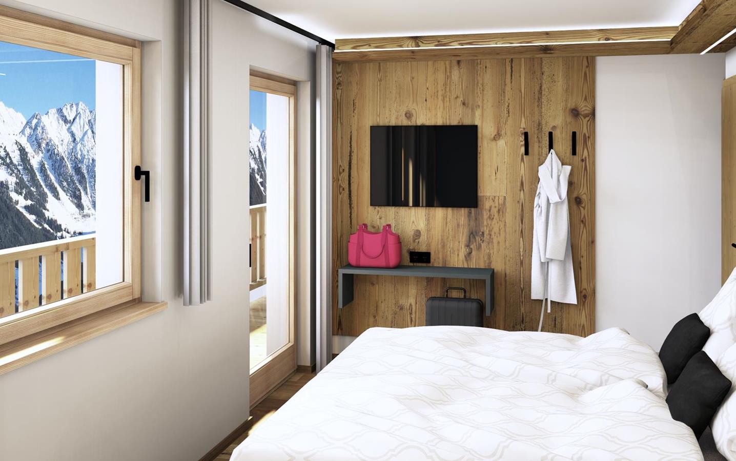 Rendering of the Helm apartment