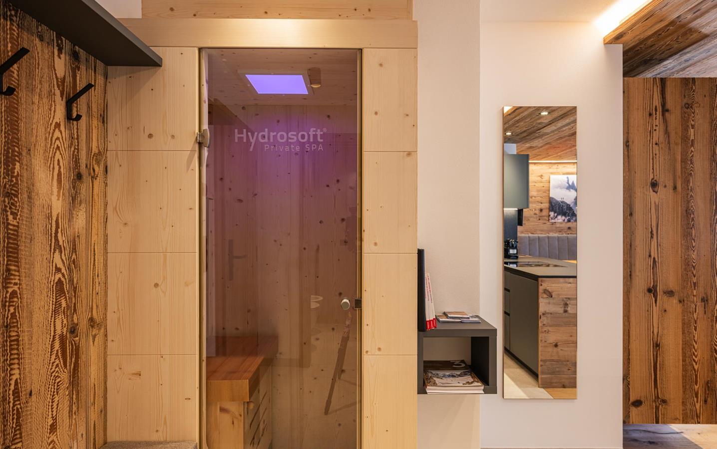 Bio sauna in Apartment Sonnenuhr/Meridiana