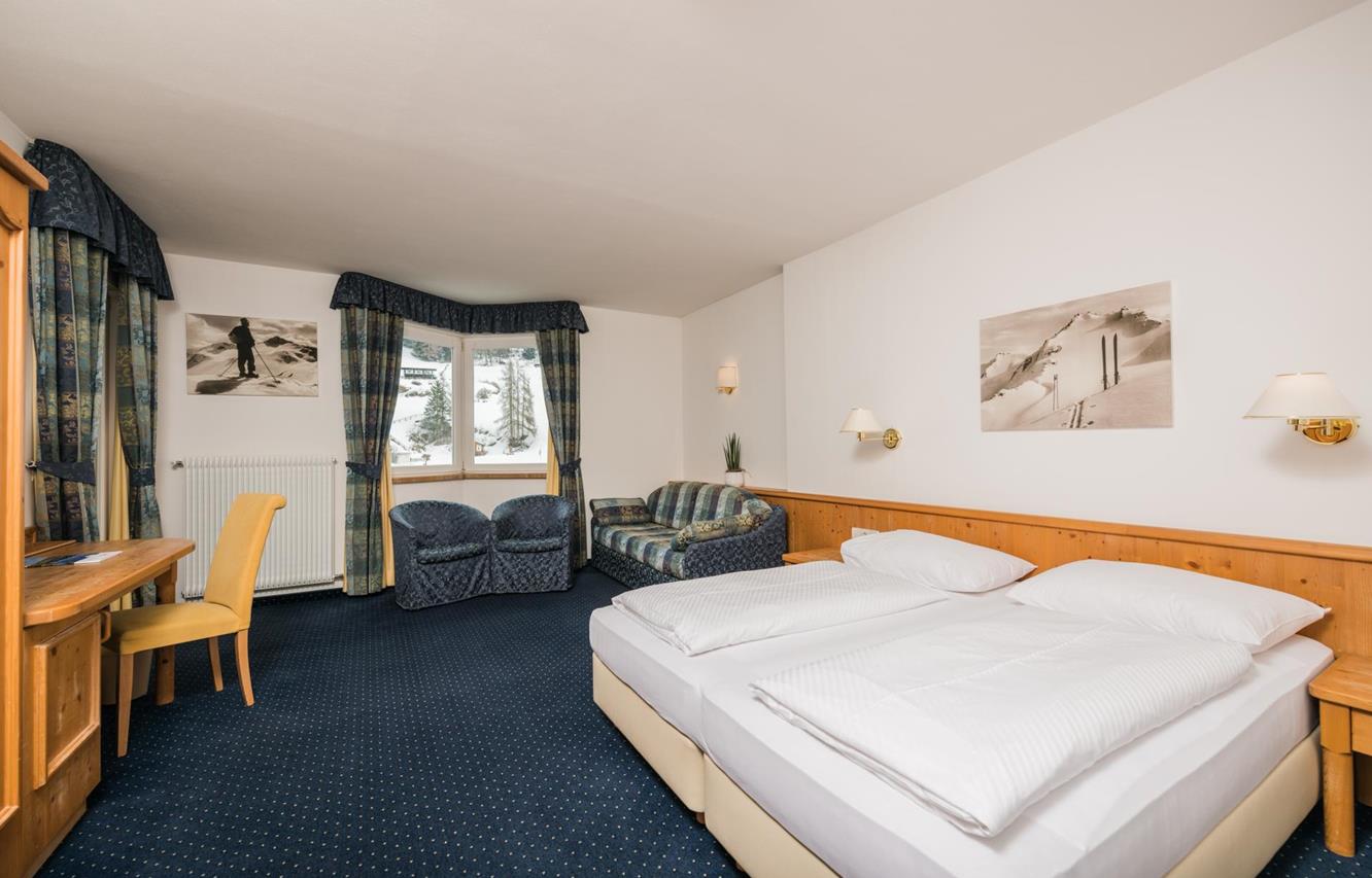 A double room at Hotel Waldheim