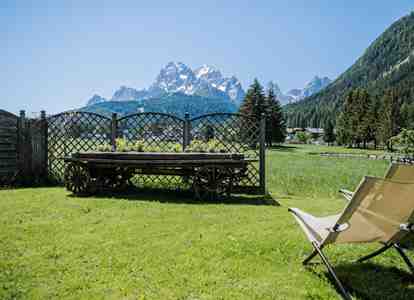 Il giardino dell’Hotel Waldheim