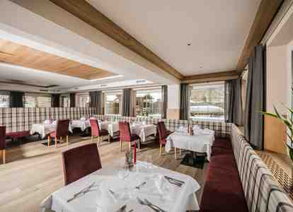 Sala da pranzo dell’Hotel Waldheim