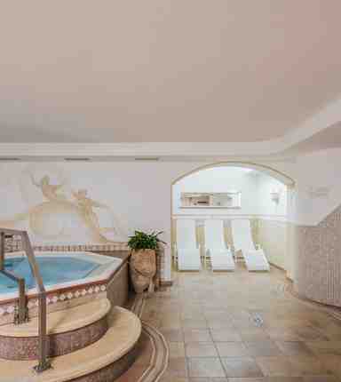 Vasca idromassaggio dell’Hotel Waldheim
