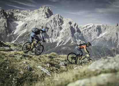 Zwei Mountainbiker