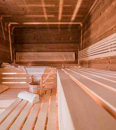 La sauna finlandese dell’Hotel Waldheim