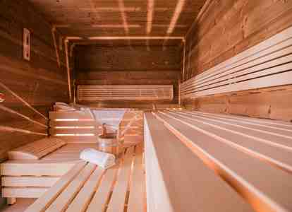 Die finnische Sauna im Hotel Waldheim