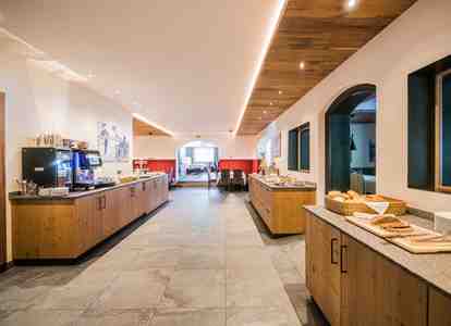 Il buffet della colazione dell’Hotel Waldheim