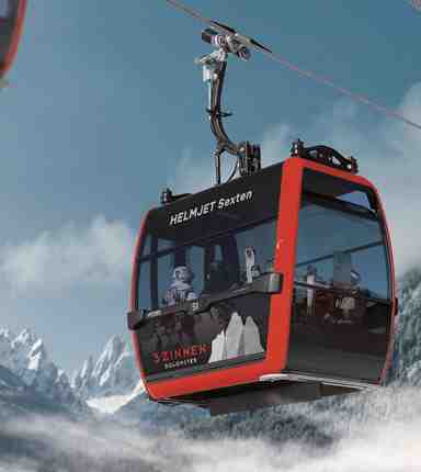 The Helmjet Sesto cable car