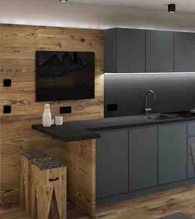 Rendering vom Apartment Helm