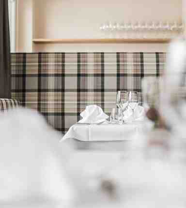 Speisesaal im Hotel Waldheim