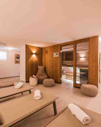 La sala relax dell’Hotel Waldheim