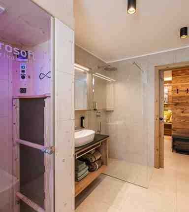 Biosauna im Apartment Helm/Elmo