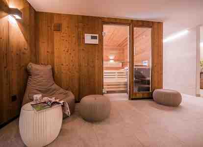 La sala relax dell’Hotel Waldheim