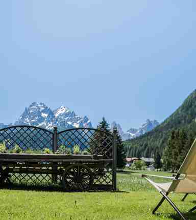 Il giardino dell’Hotel Waldheim